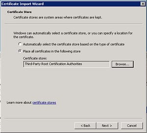 Third-Party Root Certification Authorities
